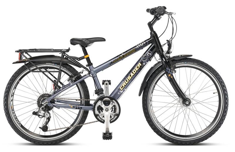 Puky 4848 Crusader MTB 24 Zoll 24 Gang Alu gr/sw Jugend | eBay